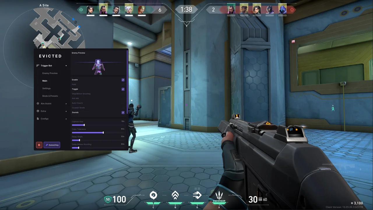 VALORANT ค่าย Evicted Triggerbot Cheat ( 1 วัน )